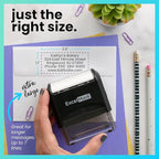 ExcelMark Custom Stamp – Clear & Crisp Impressions – Personalized Self-Inking - Image 7