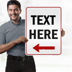 Custom Arrow, Custom Directional Sign, Left Arrow, 18x24 Inches, 3M EGP - Image 2