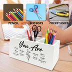 QZQE You Are Christian Pen Pencil Holder Organizer - Image 6