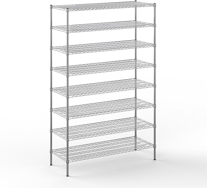Regal Altair 21" Deep x 54" Wide x 86" Height Wire Shelving Kit | 8-Tier | NSF by Regal+Altair
