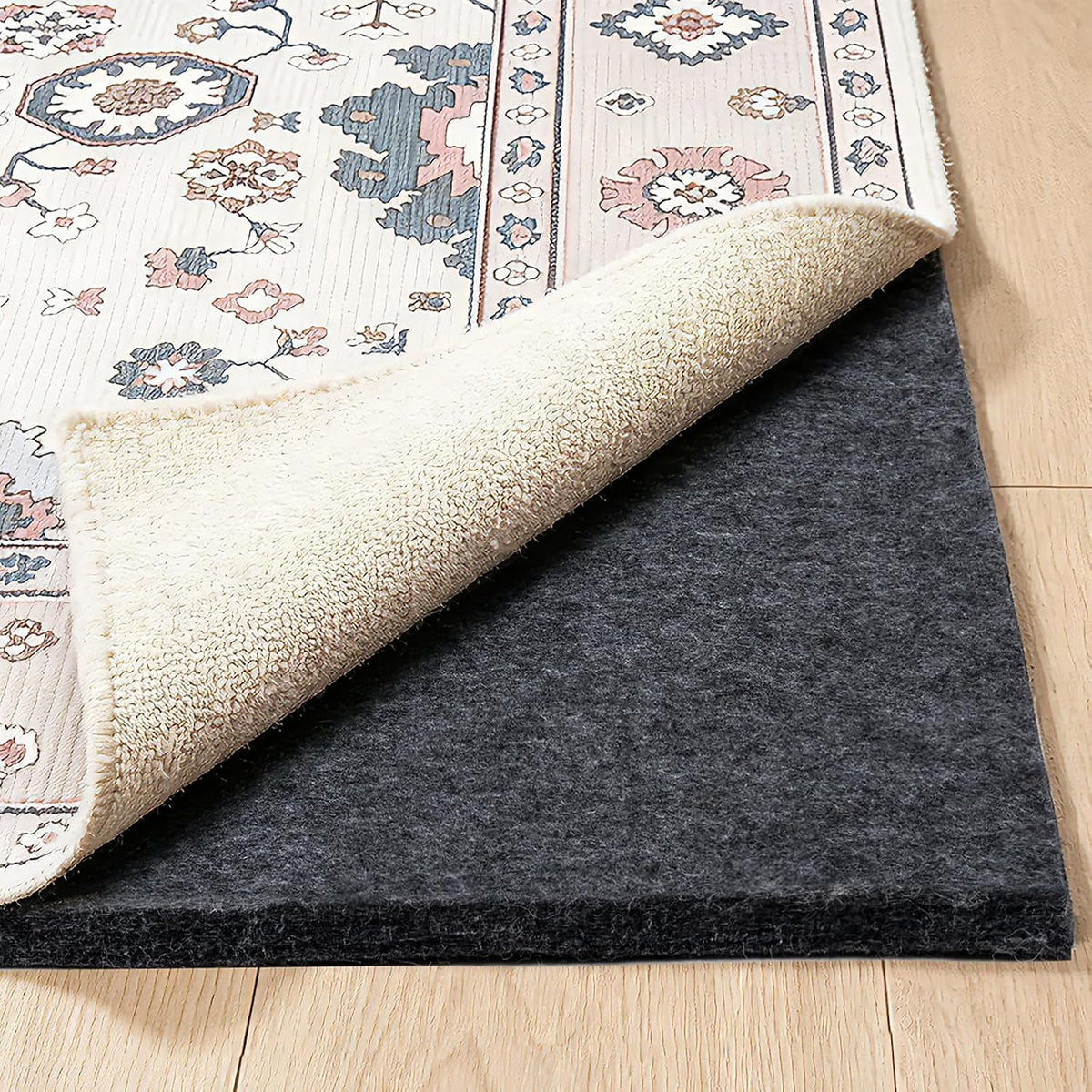 Felt Rug Pad - 1/2 4x6 Foot Extra Large Area Liner for All Floors and Trims, ...