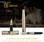 BEILUNER Gold Fountain Pen, Stunning Luxury Pens - Image 5