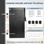 KYODOLED Wall-Mount Mailbox, Large Capacity Mail Box, Mailboxes - Image 4