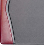 Dacasso Burgundy Leather 25.5" x 17.25" Side Rails Desk Pad - Image 6