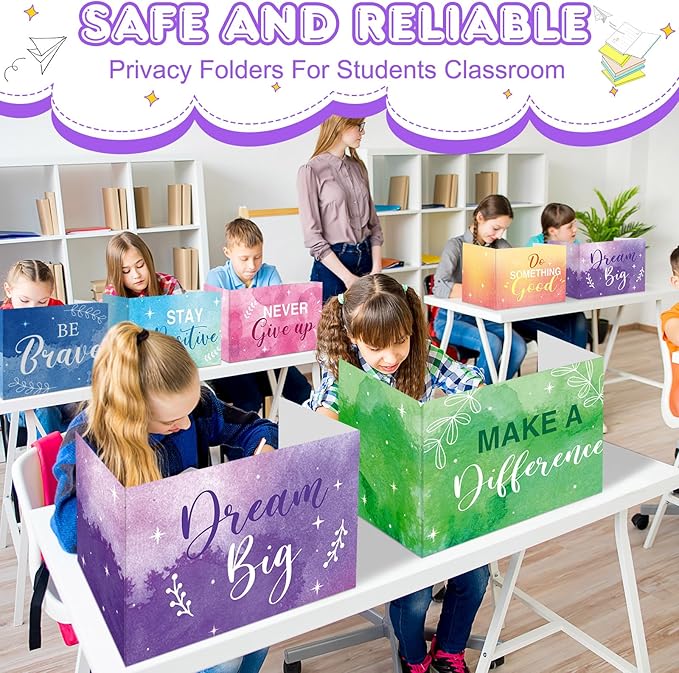 Honoson 24 Pcs Bulk Inspirational Privacy Folders - Image 5