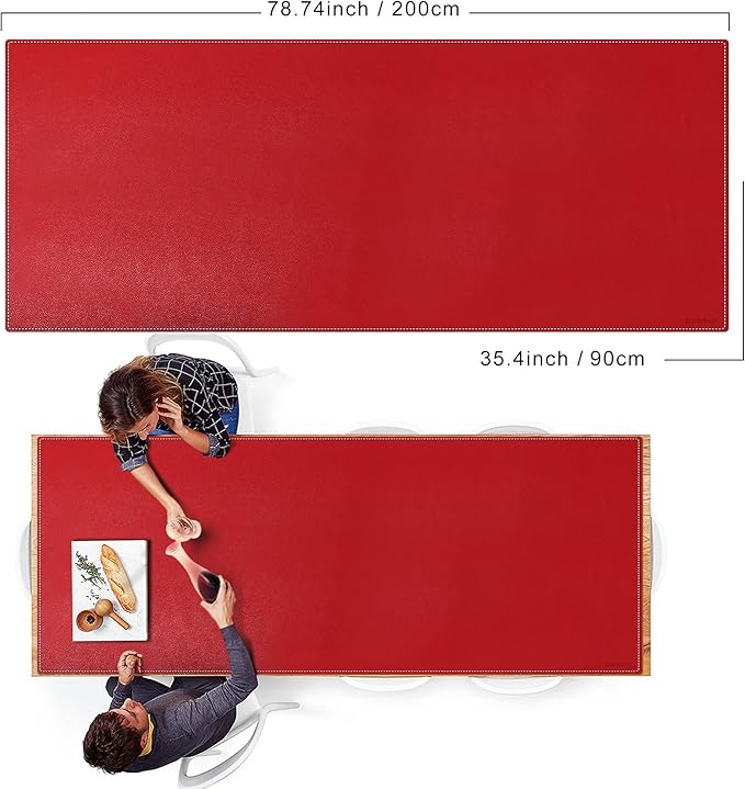 ZORESYN Oversized Desk Mat 78.7 x 35.4 inch - Image 2