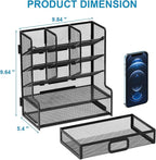 Marbrasse Larger Mesh Desk Organizer - Image 4
