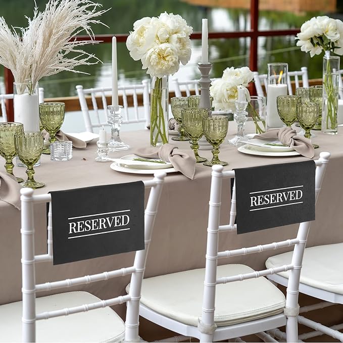 Buryeah 12 Pcs Reserved Seating Signs - Image 5