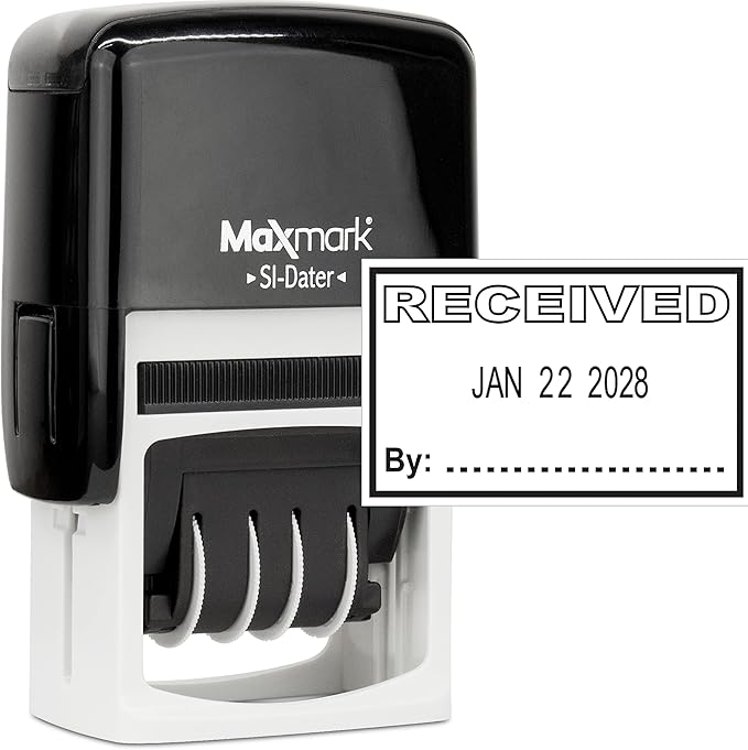 MaxMark Office Self Inking Date Stamp by Maxmark
