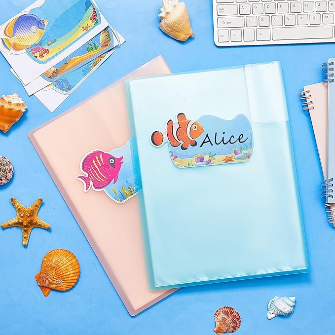Henoyso 108 Pcs Ocean Themed Desk Name Tags - Image 6