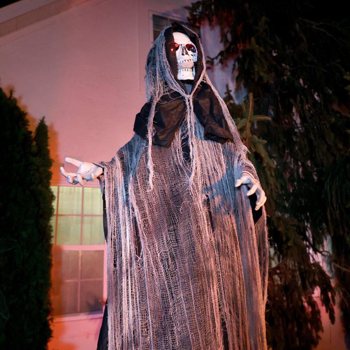 Haunted Hill Farm 7.1-Ft. Reaper Halloween Animatronic