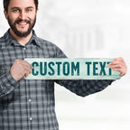 Custom Sign, Custom Street Sign, 11 Font Colors, 13 Font Styles, 4 Hole Options - Image 2