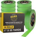 Dura-Gold Green Automotive Masking Tape 1 Inch, Case of 36 Rolls