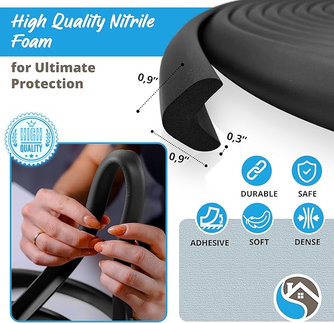 Premium 12ft Edge Protector for Baby, Odorless & Waterproof Edge Protector - Image 3