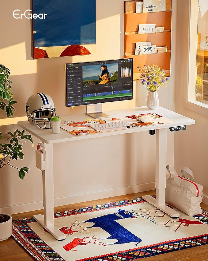 ErGear Height Adjustable Electric Standing Desk, 48 x 24 Inches Sit Stand up - Image 2