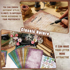 TaoBary 160 Pcs Stationery Paper Set 50 Double Sided Stationery Papers - Image 5