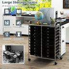 Happygrill 20-Drawer Organizer Cart Tools, Mobile Utility Storage Cart - Image 5