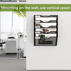 EasyPAG 5 Pocket Mesh Wall File Organizer, Hanging Paper Folder Holder - Image 6