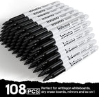 INTUNO Dry Erase Markers, Fine tip, Presentation - Image 3