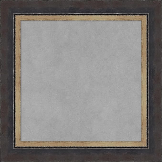 Amanti Art Black Framed Magnetic Board 21x21 Small Vision Board by AmantiArt