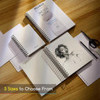 MEEDEN 9"x12" Sketchbook Paper Pad: 122lb/180gsm Spiral Bound Art Sketch Book - Image 8