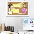 Cork Board Bulletin Board 12 x 7.8 Inches - Image 6