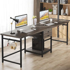 Tribesigns 79 Inch Extra Long Desk, Two Person Desk - Image 6
