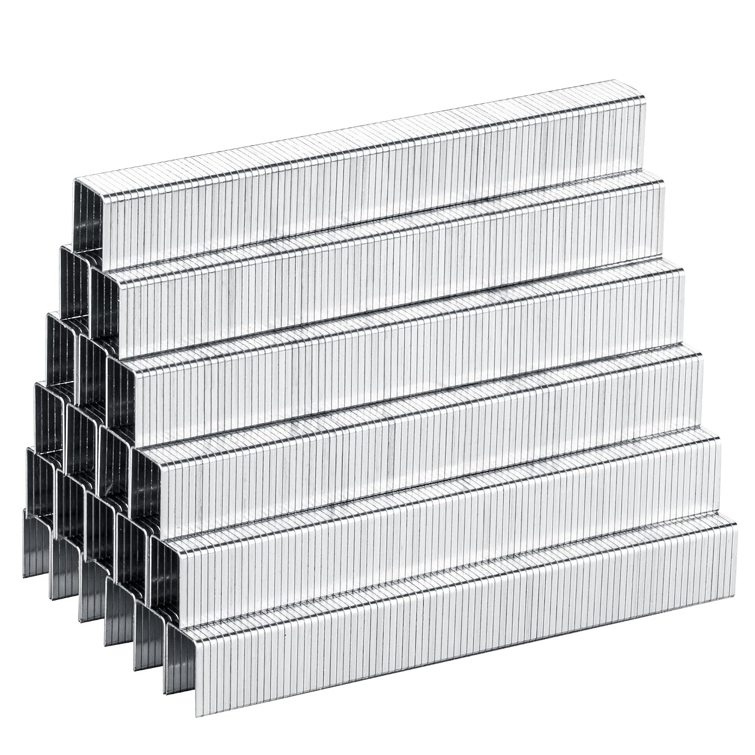 meite T50 Staples, 9/16 Inch Length Heavy Duty Staples for Staple Gun, Galvanized, 20 Gauge 3/8" Crown, Compatible with T50 Staple Gun, Ideal for Upholstery, Construction, Furniture (5,000 Counts)
