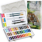 mozart supplies - watercolor paint set 51 vibrant, main product view