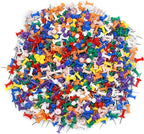 JIKIOU 800 Count Assorted Colors Push Pins - Image 2