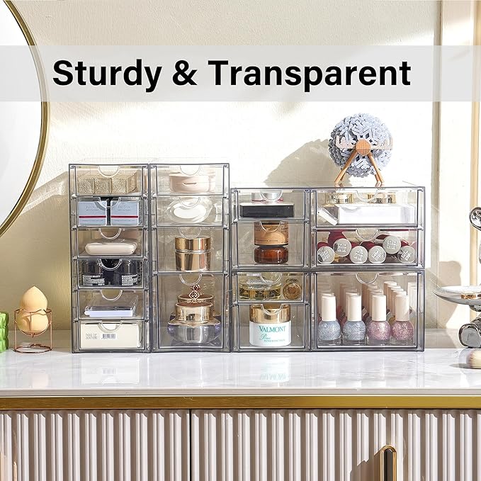 Prsildan Acrylic Drawer Organizer - Image 4