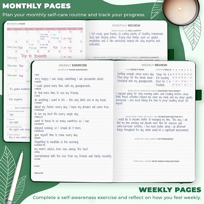 Clever Fox Self-Care Journal – Wellness & Daily Reflection Notebook – Mental - Image 3