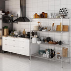 Regal Altair 24" Deep x 54" Wide x 64" Height Wire Shelving Kit | 4-Tier | NSF - Image 2