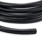 Wire Loom Tubing 1/4"-10ft 3/8”-10ft 1/2”-10ft, YCLYC Split Loom Cord Protectors by YCLYC