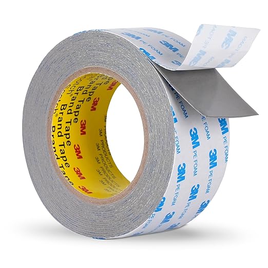 Heavy Duty Double Sided Tape 2in×20Ft, Made of 3M PE Foam Mounting Tape by 3MFullRangeProducts
