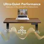 HUANUO 48" x 24" Electric Standing Desk Adjustable Height, 4 Memory Height - Image 9