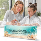 Personalized Name Plate for Desk Custom Acrylic Desk Name Plate Custom Employee - Image 2