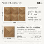 Soon Global Acoustical Wall Panels, 6-Piece 23.62 X 23.62 Inches Art Acoustic - Image 3