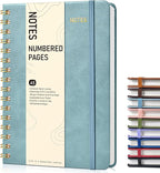 Lined Spiral Journal Notebook, A5 Hardcover Spiral Journals by Unknown