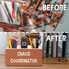 XPH Chaos Coordinator Orange Pen Pencil Holder Organizer - Image 6