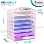 8 Tier Paper Letter Tray Organizer - Image 2