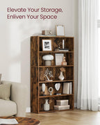 VASAGLE Set of 2 Bookshelves, 30 Inches Wide, 5-Tier Open Bookcases - Image 4
