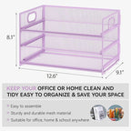 Subekyu 3 Tier Letter Tray Paper Organizer - Image 2