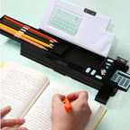 Pop Up Multifunction Pencil Case, Cute Cartoon Pen Box Organizer Stationery - Image 2