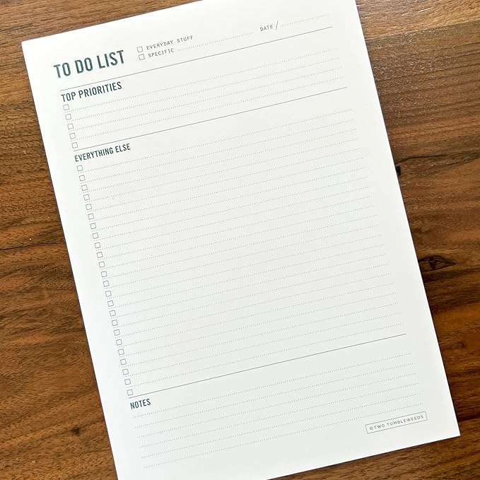 Two Tumbleweeds To Do List Notepad - Image 2