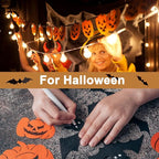 Silunkia 40 Sheets Black Shimmer Cardstock 8.5 x 11 Halloween Cards, 75lb - Image 5