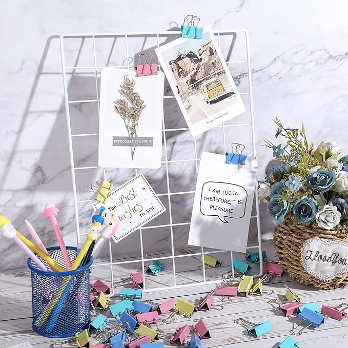 300 Pcs Medium Binder Clips Paper Clips Office Supplies Paper Clamps - Image 4