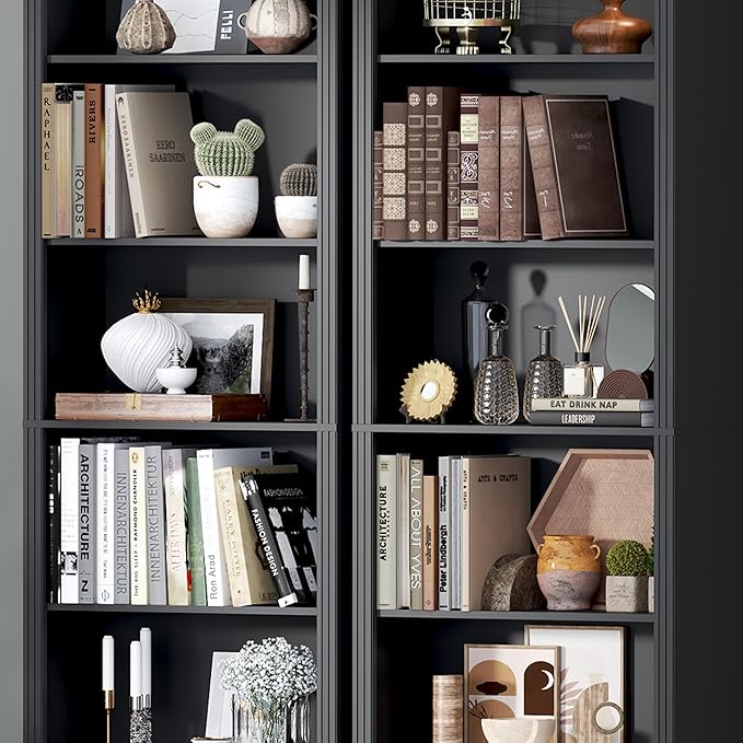 BORNOON 75" Tall Bookshelf, 6-Tier Floor Standing Bookcase - Image 6