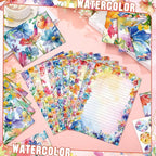 TaoBary 160 Pcs Stationery Paper Set 50 Double Sided Stationery Papers - Image 2