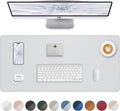 Leather Desk Pad Protector, Mouse Pad, Office Mat, Non-Slip PU Leather Blotter by AFIING